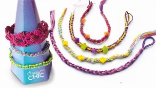 SET CREATIVO PULSERAS DE AMISTAD CRAZY CHIC CLEMENTONI 18769 CLM CLEMENTONI