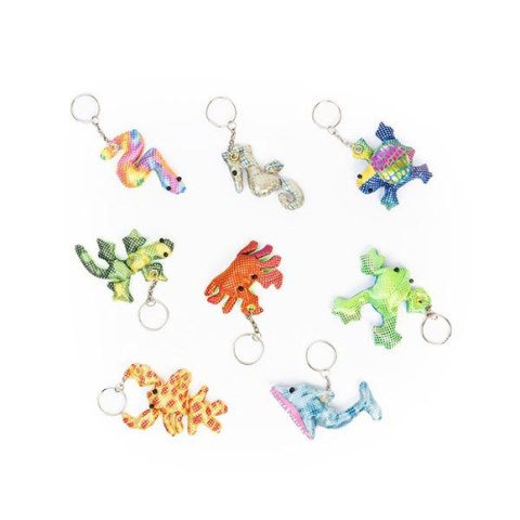 Llavero material animales 8cm mezcla TRENDHAUS 925011 TRE