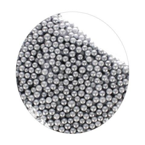 BOLAS DE POLIESTIRENO DECORATIVAS PLATA 10G 7MM CRAFT WITH FUN 501465 CRAFT WITH FUN