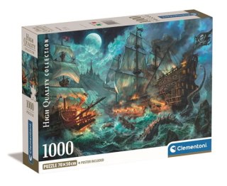 PUZZLE 1000 PIEZAS PIRATAS BATALLA CLEMENTONI 39777 CLEMENTONI