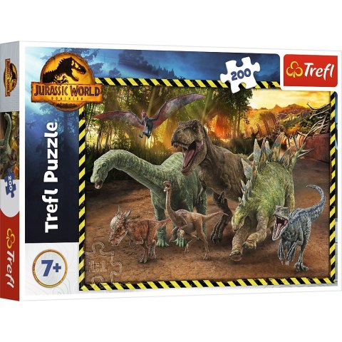 PUZZLE 200 EL DINOSAURIOS DE JURASSIC PARK TREFL 13287 TREF