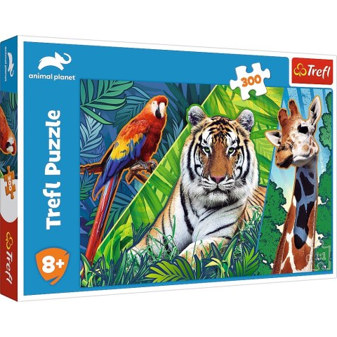 PUZZLE 300EL ANIMALES INCREÍBLES 23007 TREFL