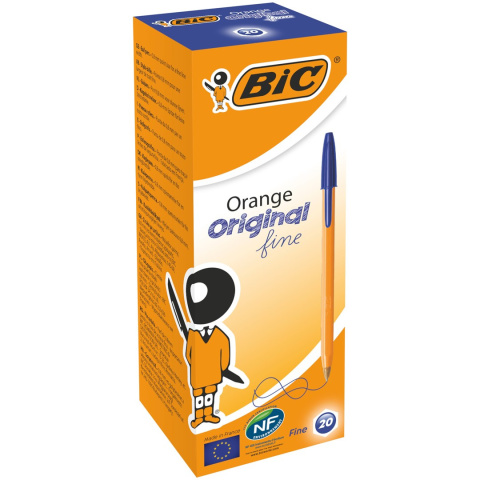 BIC Orange Pen - Azul - Pack de 20