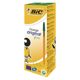 BIC Orange Pen - Verde - Pack de 20