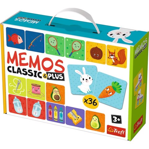 JUEGO MEMOS LÓGICA CLÁSICA PUD TREFL 02272 TREF