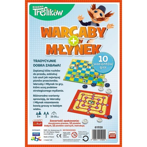 JUEGO DE DAMAS TREFLKI TREFL MILL 01920