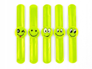 Banda reflectante autoblocante 30x220 mm + Smiley face - ADAR (458420)