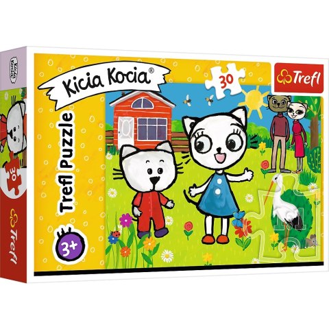 PUZZLE 30 ELEMENTOS LAS AVENTURAS DE KICIA CAT TREFL 182643