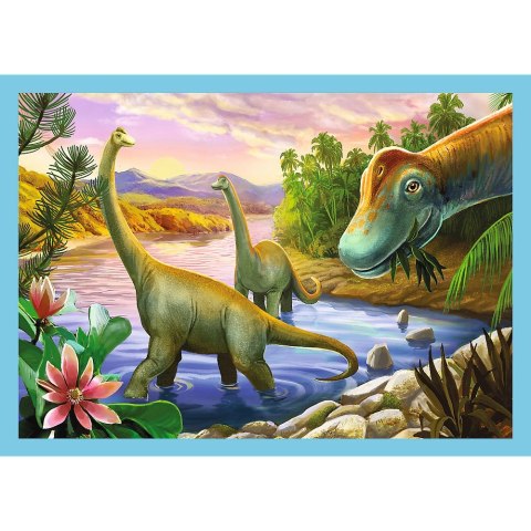 PUZZLE 4EN1 TREFL UNICO DINOSAURIOS PUD TREFL 34609 TR