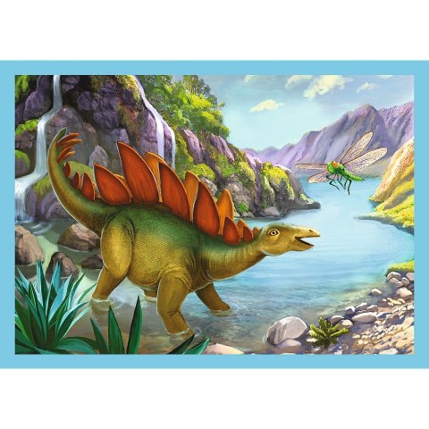 PUZZLE 4EN1 TREFL UNICO DINOSAURIOS PUD TREFL 34609 TR