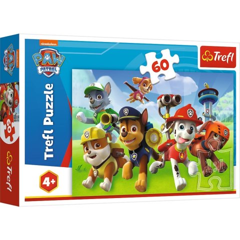 PUZZLE 60 PIEZAS PAW PATROL READY FOR ACTION TREFL 17321