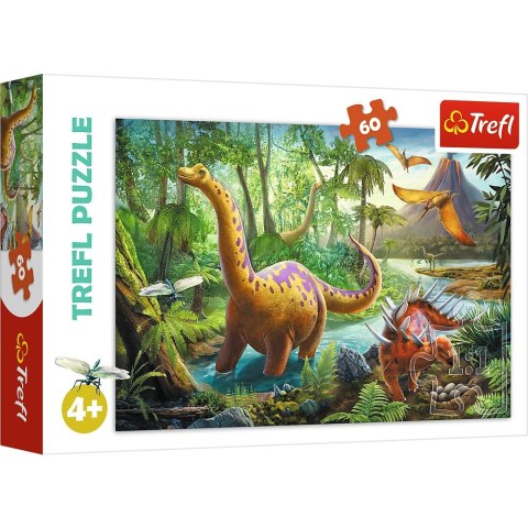 PUZZLE 60 PIEZAS DINOSAURIOS VIAJE TREFL 17319 TR