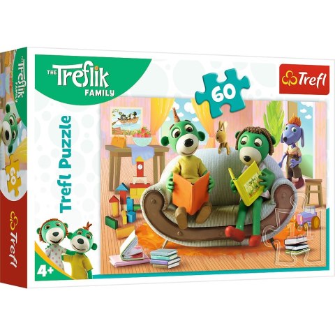 PUZZLE 60 PIEZAS LEER UN LIBRO JUNTOS TREFL 17345