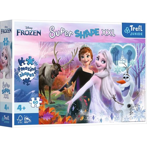 ROMPECABEZAS 60 uds. HERMANAS BAILANTES FROZEN PUD TREFL 50010 TREF TREFL