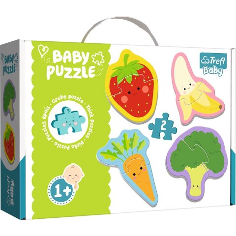 PUZZLE BABY CLASSIC 2EL VERDURAS Y FRUTAS TREFL 36076 TREF