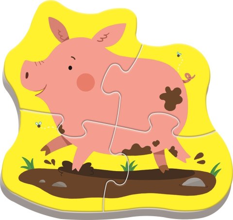 Animales en el campo - Puzzle Baby