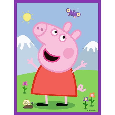 PUZZLE BEBÉ MAXI 2X10EL. DÍA CLARO PEPPA TREFL 43001 TREF TREFL