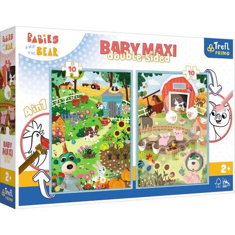 PUZZLE BEBÉ MAXI 2X10EL. CONOCE A LOS BEBÉS PUD TREFL 43000 TREF TREFL