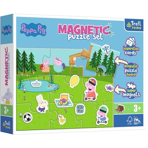 PUZZLE MAGNÉTICO 9 PCS. JUEGO DE CARTAS PEPPY PUD TREFL 93164 TREF TREFL