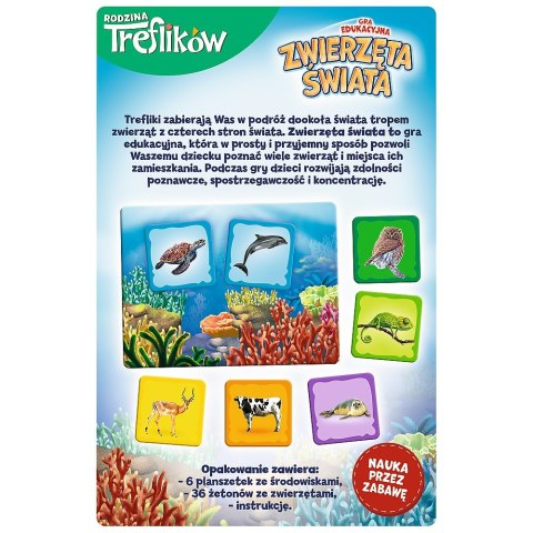 JUEGO ANIMALES MUNDO TREFLIK FAMILIA PUD TREFL 02337 TREF