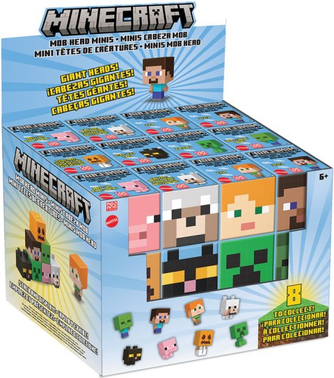 Minecraft - Mob Head Minifigure | Mattel - Ast Hdv64 Wb36