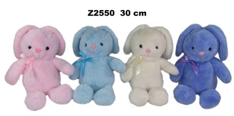 PELUCHE LIEBRE 30CM SA SENTADA CON LAZO DOMINGO