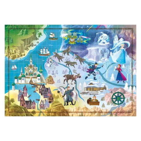 PUZZLE 1000 PIEZAS MAPAS FROZEN CLEMENTONI 39666 CLEMENTONI