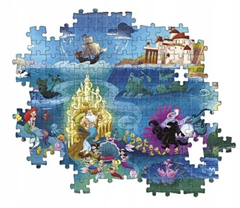 PUZZLE 1000 PIEZAS MAPAS LA SIRENITA CLEMENTONI 39664 CLEMENTONI