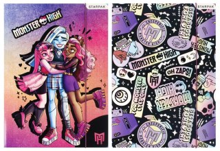 ARCHIVO CON GOMA A4 MONSTER HIGH STARPAK 512443 STARPAK