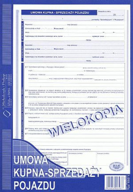Acuerdo de compraventa de vehículos - Druk A4 - Michalczyk i Prokop 650-1