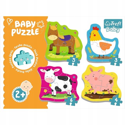 Animales en el campo - Puzzle Baby