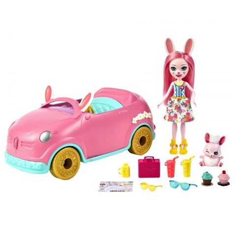 ENCHANT BUNNY CAR VEHÍCULO DE JUGUETE HCF85 WB2