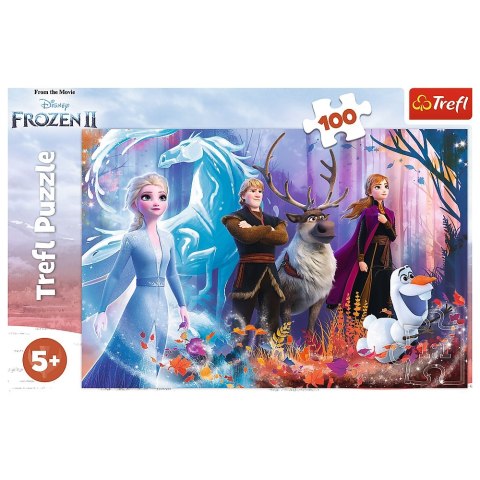 PUZZLE 100 PIEZAS MAGIC FROZEN TREFL 16366