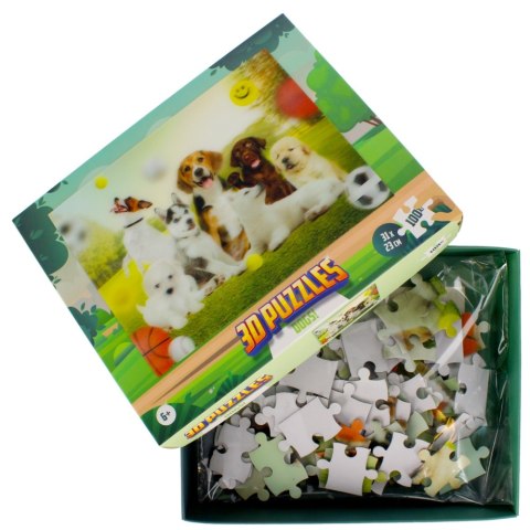 PUZZLE 3D 100 PIEZAS PERROS 286610