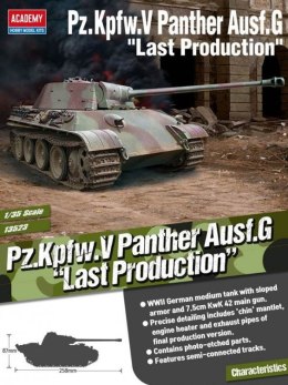 Maqueta de plástico Pz.Kpfw.V Pantera Ausf.G producción tardía