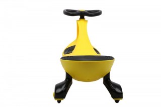 Gravity Rider Swing Car modelo 8097 LED ruedas de goma amarillo-negro
