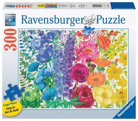 Puzzle 2D Gran Formato Flor Arcoiris 300 piezas