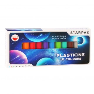 PLASTICINA 12 COLORES SPACE STARPAK 472911