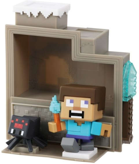 Figuras de cuevas y acantilados de Minecraft - Treasure X Cave Adventure