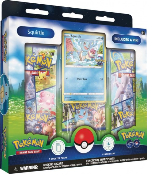 Cartas de colección Pokémon GO Pin - Squirtle