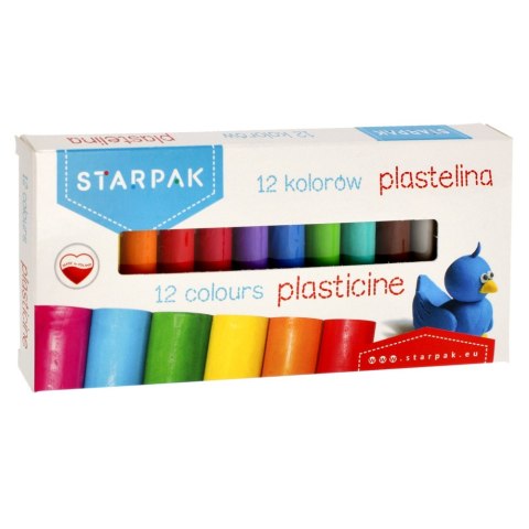 PLASTICINA 12 COLORES STARPAK 450917