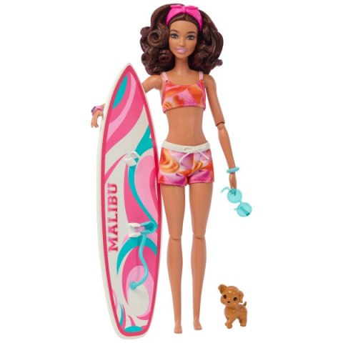 BRB BRUNETTE SURFER HPL69 WB6 MATTEL