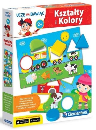 JUEGO EDUCATIVO FORMAS Y COLORES 2-5 AÑOS PUD CLEMENTONI 50764 CLM CLEMENTONI