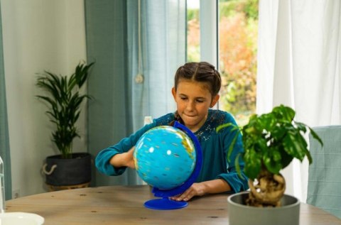 Globo terráqueo en inglés | Rompecabezas 3D 180 piezas.