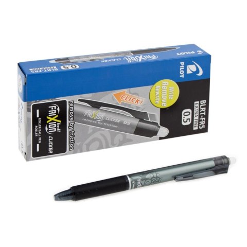 ROLLER PEN CLICKER 0.5 NEGRO 12 UDS MANDO A DISTANCIA FRIXION BLRT-FR5-B