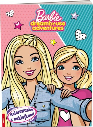 LIBRO DE PINTURA A4 PEGATINAS DE BARBIE DREAMHOUSE AM