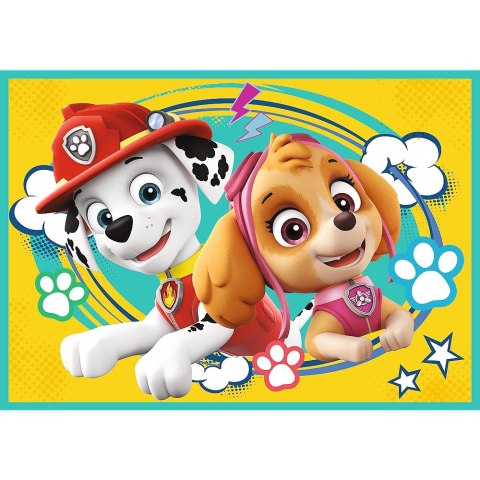 PUZZLE 4EN1 EQUIPO FELIZ PAW PATROL TREFL 34346