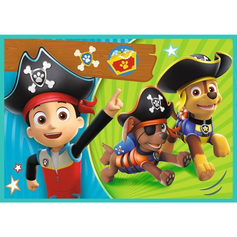 PUZZLE 4EN1 EQUIPO FELIZ PAW PATROL TREFL 34346