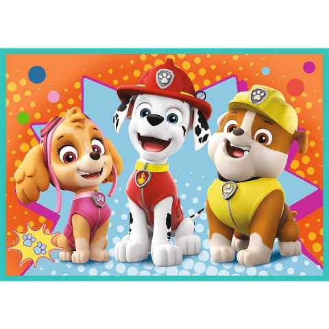 PUZZLE 4EN1 EQUIPO FELIZ PAW PATROL TREFL 34346