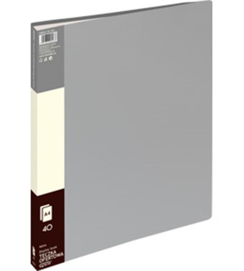 OFERTA CARPETA PP A4, 40 CAMISAS EAGLE 9004A GRIS